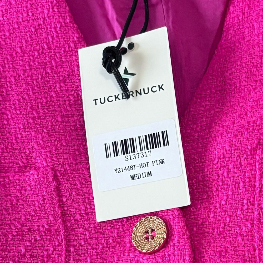 NWT Tuckernuck Hot Pink Myla Romper, Size M, brand new - Picture 7 of 7